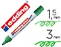 Imagen Rotulador edding para pizarra blanca 660 color verde punta redonda 1,5-3 mm 2