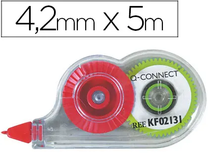 Imagen Corrector q-connect cinta mini blanco 4,2mm.X 5 m