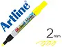 Imagen Rotulador artline glass marker especial cristal borrable en seco o humedo color amarillo fluor 2