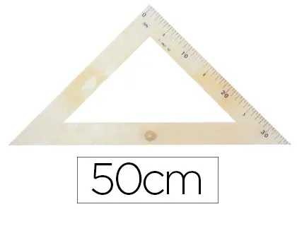 Imagen Escuadra para encerado faibo plastico imitacion madera 50 cm