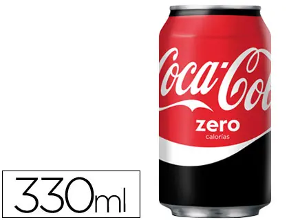 Imagen Refresco coca-cola zero lata 330ml