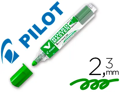 Imagen Rotulador pilot v board master para pizarra blanca verde tinta liquida trazo 2,3mm