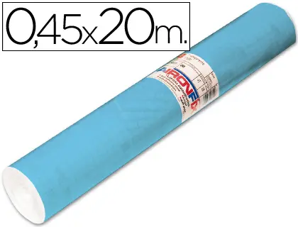 Imagen Rollo adhesivo aironfix unicolor azul mate claro 67013-rollo de 20 mt