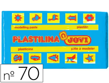 Imagen Plastilina jovi 70 azul claro -unidad -tamao pequeoG