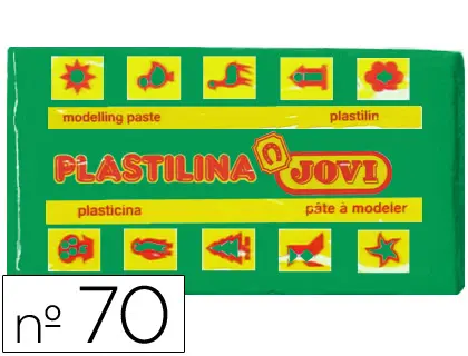 Imagen Plastilina jovi 70 verde claro -unidad -tamao pequeo