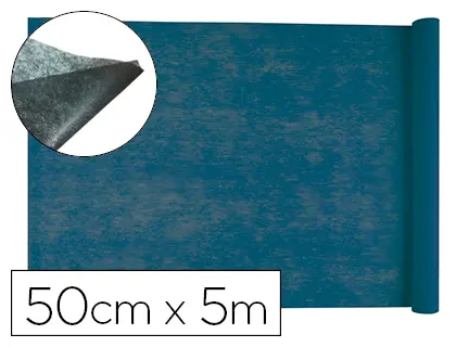 Imagen Tejido sin tejer liderpapel terileno 25 g/m2 rollo de 5 mt azul marino