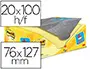 Imagen Bloc de notas adhesivas quita y pon post-it super sticky amarillo canario 76x127 mm pack promocional 20+4 gratis 2