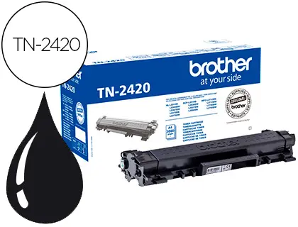 Imagen Toner brother tn2420 para dcp-l2510/ 2530 / 2550 / hl-l2375 alta capacidad negro 3000 pag