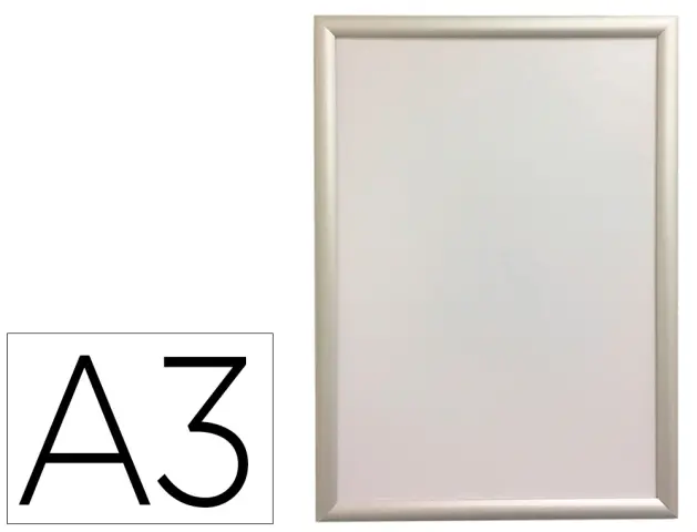 Imagen Marco porta anuncios q-connect din a3 marco de aluminio 32,7x45x1,2 cm