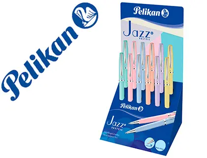Imagen Boligrafo pelikan jazz pastel expositor de 12 unidades colores surtidos