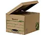 Imagen Cajon fellowes carton reciclado para almacenamiento de archivadores capacidad 4 cajas de archivo 80 mm 2