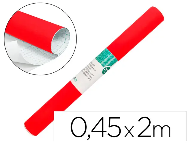 Imagen Rollo adhesivo liderpapel especial ante colores surtidos rollo de 0,45 x 2 mt