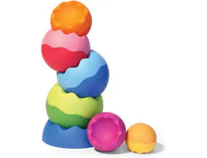 Imagen Juego esferas apilables fat brain tobbles neo 7 colores y tamaos surtidos