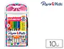 Imagen Boligrafo paper mate inkjoy 100 candy pop blister de 10 unidades colores surtidos 2