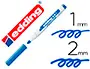 Imagen Rotulador edding para pizarra blanca 661 color azul punta redonda 1-2 mm recargable 2