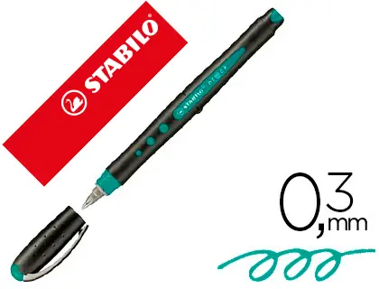Imagen Rotulador stabilo roller ball bl@ck 0,3 mm turquesa