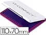 Imagen Tampon q-connect n.2 110x70 mm violeta 2