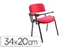 Imagen Pala escritura rocada derecha para silla confidente plegable pvc 34x20 cm color negro 2