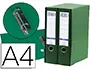 Imagen Modulo elba 2 archivadores de palanca din a4 con rado 2 anillas verde lomo de 80 mm 2