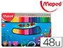 Imagen Lapices de colores maped color peps caja metalica de 48 lapices colores surtidos 2