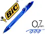 Imagen Boligrafo bic gelocity quick dry retractil tinta gel azul punta de 0,7 mm 2