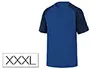 Imagen Camiseta de algodon deltaplus color azul talla xxxl 2