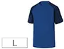 Imagen Camiseta de algodon deltaplus color azul talla l 2