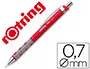 Imagen Portaminas rotring tikky 0,7 mm rojo 2