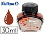 Imagen Tinta estilografica pelikan 4001 marron brillante frasco 30 ml 2