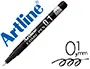 Imagen Rotulador artline calibrado micrometrico negro comic pen ek-281 punta poliacetal 0,1 mm resistente al agua 2