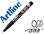 Imagen Rotulador artline calibrado micrometrico negro comic pen ek-2805 punta poliacetal 0,05 mm resistente al agua 2