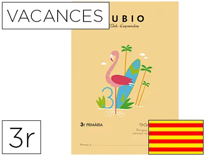 Imagen Cuaderno rubio vacaciones 3º primaria catalan