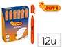 Imagen Marcador de cera gel jovi fluorescente naranja caja de 12 unidades 2