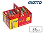 Imagen Lapices de colores giotto bebe super schoolpack de 36 unidades + 3 sacapuntas 2