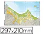 Imagen Mapa mudo color din a4 comunidad valenciana fisico 2