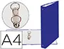 Imagen Carpeta de 2 anillas 30mm redondas exacompta din a4 carton forrado azul 2