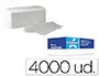 Imagen Toalla de papel secamanos amoos engarzada 2 capas 21x22 cm caja de 4000 unidades 2