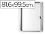 Imagen Vitrina de anuncio bi-office magnetica 816x995 mm para exterior con marco de aluminio y cerradura 2