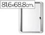Imagen Vitrina de anuncio bi-office magnetica 816x688 mm para exterior con marco de aluminio y cerradura 2