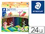 Imagen Lapices de colores staedtler wopex ecologico 24 colores en caja de carton 2