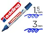 Imagen Rotulador edding para pizarra blanca 660 color azul punta redonda 1,5-3 mm recargable 2