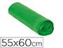 Imagen Bolsa basura domestica verde con autocierre 55 x 60 cm rollo de 15 bolsas 2
