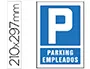 Imagen Pictograma syssa seal de parking empleados en pvc 210x297 mm 2