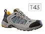 Imagen Zapatos de seguridad deltaplus trek de piel serraje puntera y suela composite gris talla 43 2