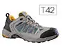 Imagen Zapatos de seguridad deltaplus trek de piel serraje puntera y suela composite gris talla 42 2