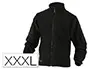 Imagen Chaqueta deltaplus polar con cremallera 2 bolsillos color negro talla 3xl 2