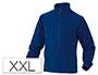 Imagen Chaqueta deltaplus polar con cremallera 2 bolsillos color azul talla xxl 2