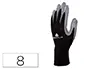 Imagen Guantes deltaplus de punto poliester palma de nitrilo especial para mecanica grasas aceites negro-gris talla 8 2