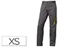 Imagen Pantalon de trabajo deltaplus cintura ajustable 5 bolsillos color gris verde talla xs 2