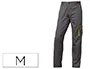 Imagen Pantalon de trabajo deltaplus cintura ajustable 5 bolsillos color gris verde talla m 2